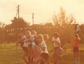 Vereinsheim Spielplatz, ca. 1980